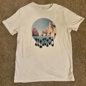 "Mexico" cream Tshirt - Mens - M